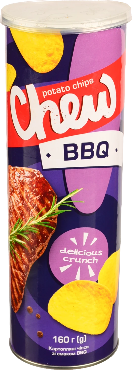 Чіпси Chew 160г bbq