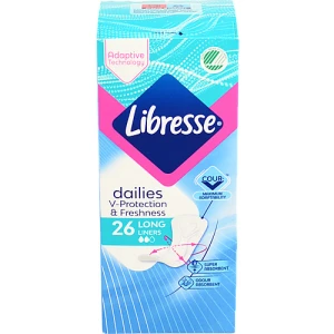 Прокладки Libresse гігієнічні dailies fresh long 26