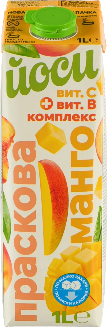 Напій Yoocy Персик-Манго+вит.С-віт.В комплекс - 1 л