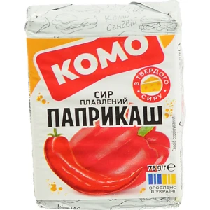 Сир пл. Комо 75г 35 паприкаш з болг.пер.та чилі брикет