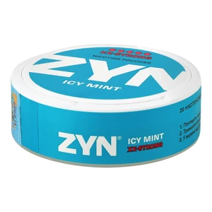 Безтютюнові подушечки Zyn Icy Mint XX-Strong нікотиновмісні