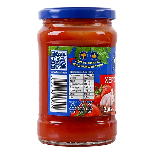 Соус Чумак 300г херсонський скло