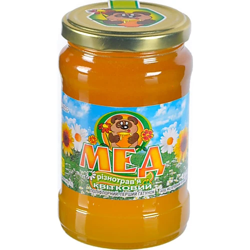 Мед Нектар 400г натуральний квiткове рiзнотрав 'я