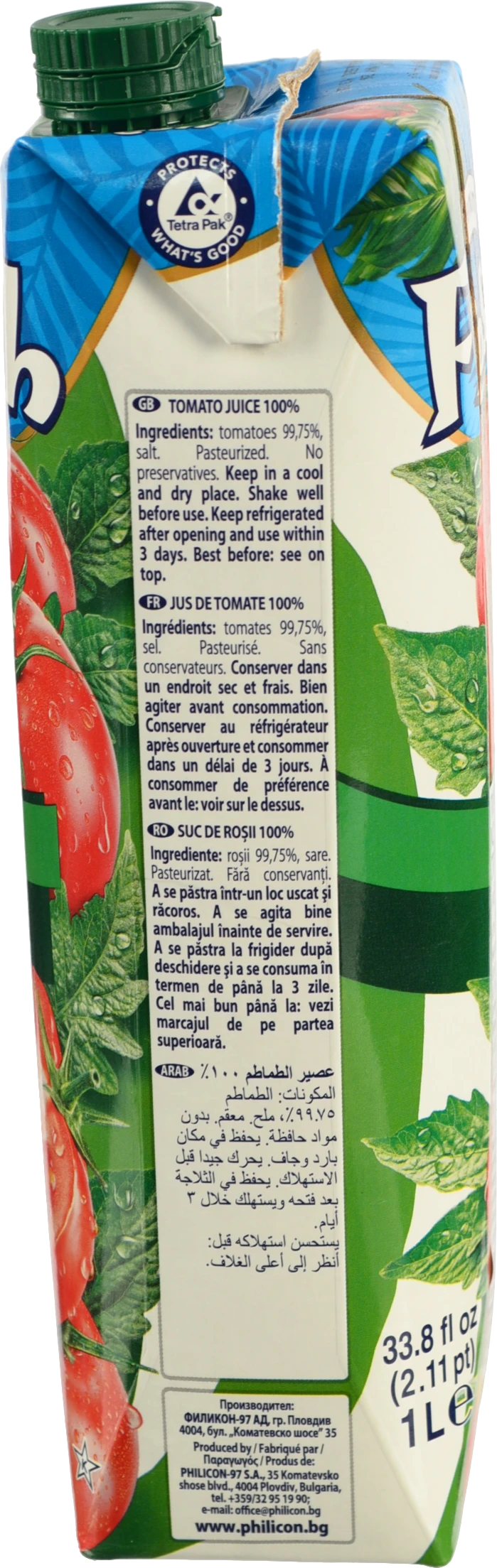 Сік Fresh 1л томатний