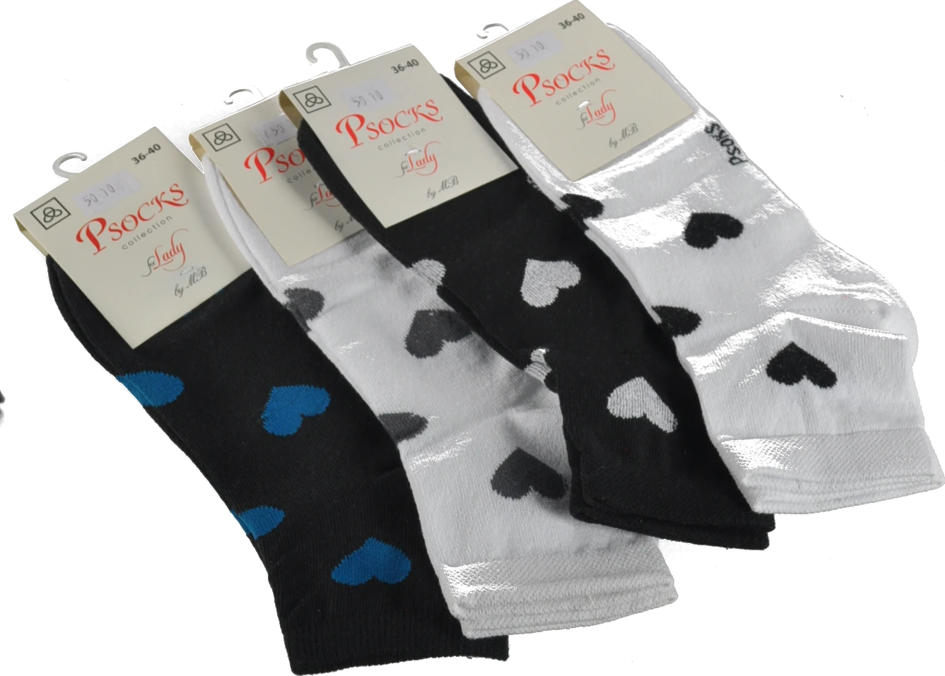 Шкарпетки Psocks жін. серце р36-40