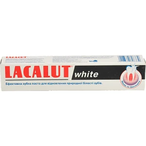 Паста зубна Alpenminze White Lacalut 75мл