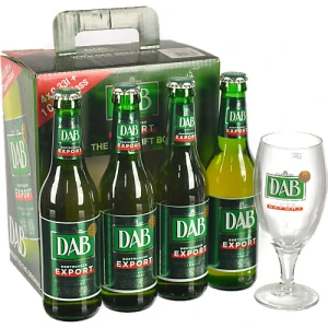 Набір пива Dab 4х1 пиво та бокал