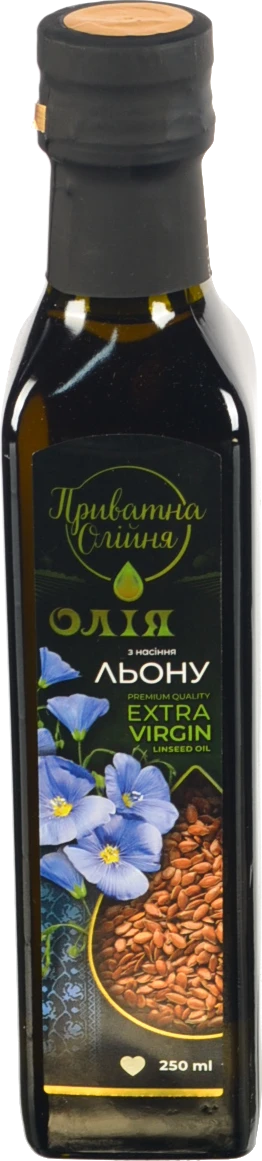 Олія Приватна олійня 250мл лляна