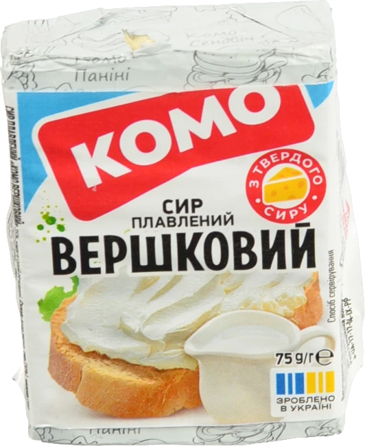 Сир пл. Комо 75г 35 вершковий брикет