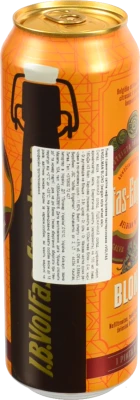Пиво пшеничне світле нефільтроване пастеризоване Ель «Volfas Engelman BLOND (belgian style wheat ale)», 4,5%, 0,568 л, б.м.