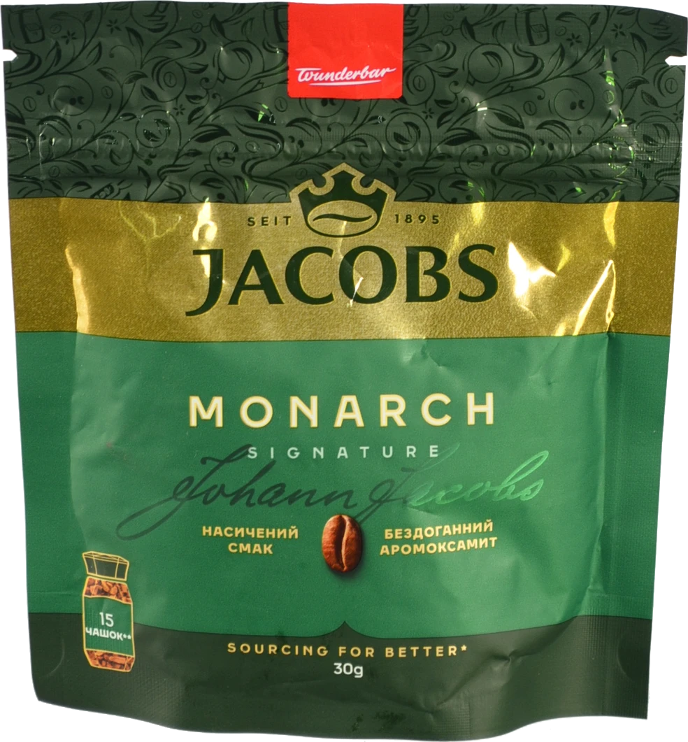 Кава Jacobs Monarch розчинна сублімована 30г