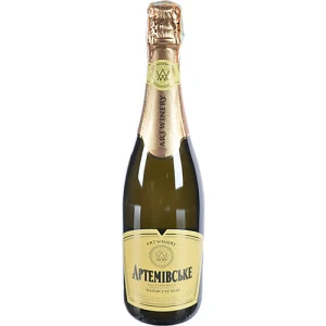 Вино ігристе 0.75л 10-13.5% біле напівсухе Артемівське Artwinery