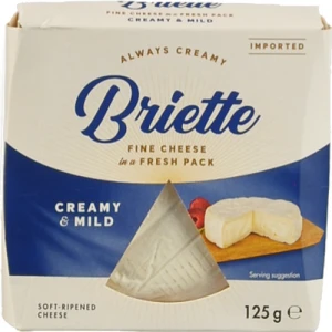 Сир 60% м'який Creamy&Mild Briette к/у 125г