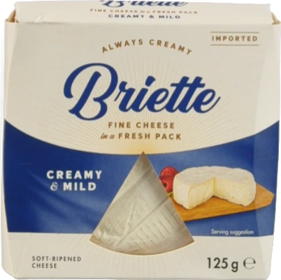 Сир 60% м'який Creamy&Mild Briette к/у 125г