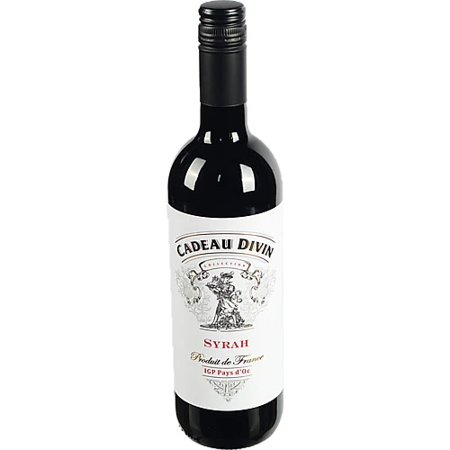 Вино Syrah IGP Pays dOc сухе черв 0.75л6 ТМ Cadeau Divin