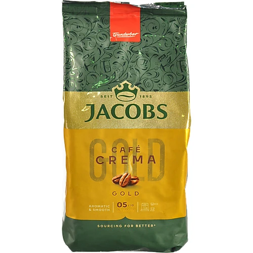 Кава Jacobs Crema Gold в зернах 500г