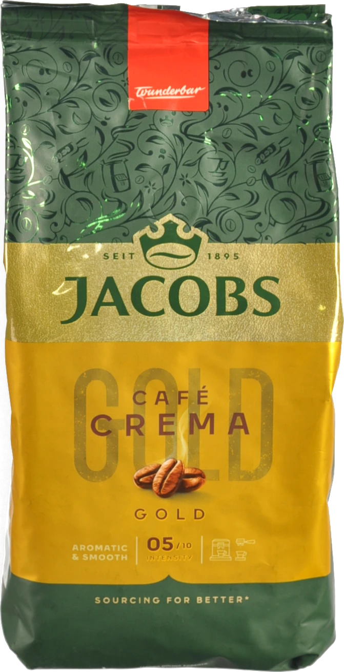 Кава Jacobs Crema Gold в зернах 500г