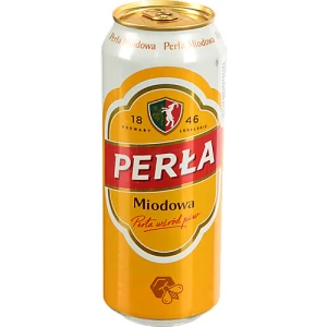 Пиво фільтроване світле пастеризоване «Perla Miodowa», 5,4%, 0,5 л, б.м.