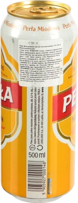 Пиво фільтроване світле пастеризоване «Perla Miodowa», 5,4%, 0,5 л, б.м.