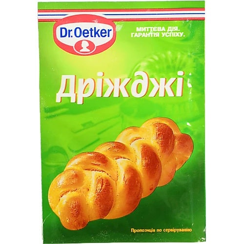 Дріжджі хлібопекарські сухі швидкодіючі Dr.Oetker м/у 7г
