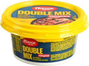 Закуска бутербродна Пікнік Меню Double Mix ростбіф з ароматними овочами 120 г