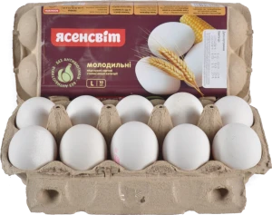 Яйця курячі Ясенсвіт Молодильні L С0 10шт