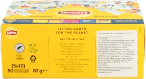 Чай Lipton 50шт чорний collecton taste пірамидка