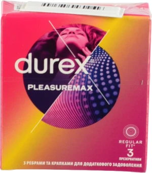 Презервативы Дюрекс 3 pleasuremax