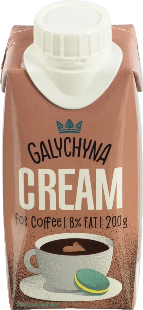 Вершки Галичина 200г 8 до кави TPA