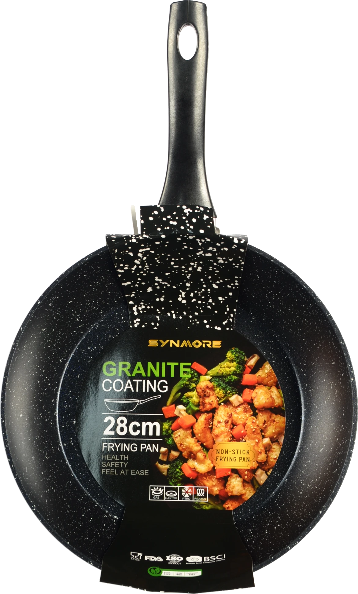 Сковорідка алюмінієва антипригарна діам.28см