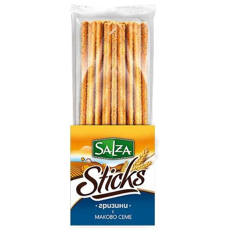 Грісіні Salza 220г мак