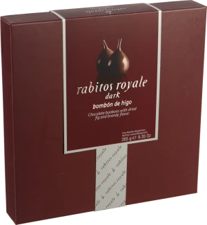 Інжир Rabitos Royale 265г темний шоколад