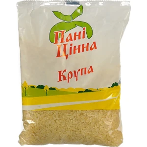 Рис довгий пропарений Пані Цінна 1кг