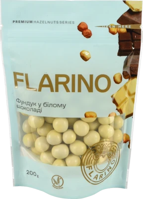 Фундук у білому шоколаді Flarino д/п 200г