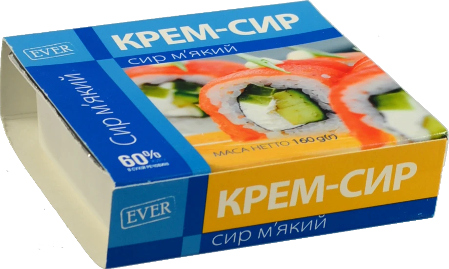 Крем-сир EVER 160г 60%