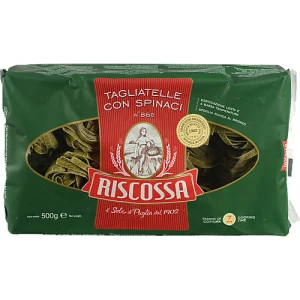 Паста Riscossa 500г тагліателі verdi т.сорт