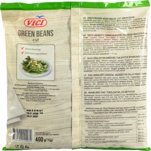 Квасоля спаржева різана швидкозаморожена Vici м/у 400г