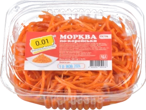 Морква по-корейськи гостра 180г