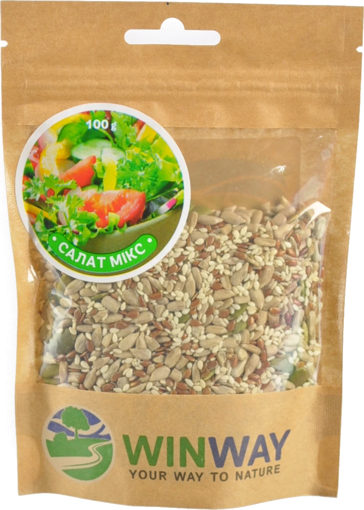 Суміш насіння Салатний мікс Winway 100г