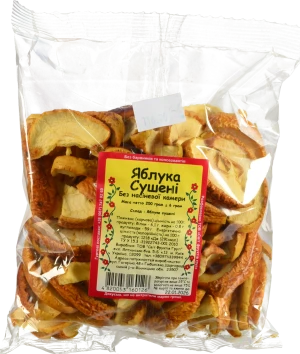 Яблука сушені різані Світ Фруктів 200г
