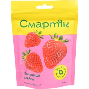 Фрукти сублімовані Смартік 12.5г полуниця