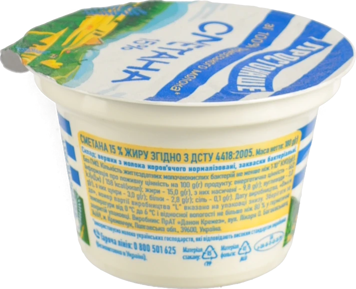 Сметана 15% Простонаше ст 180г