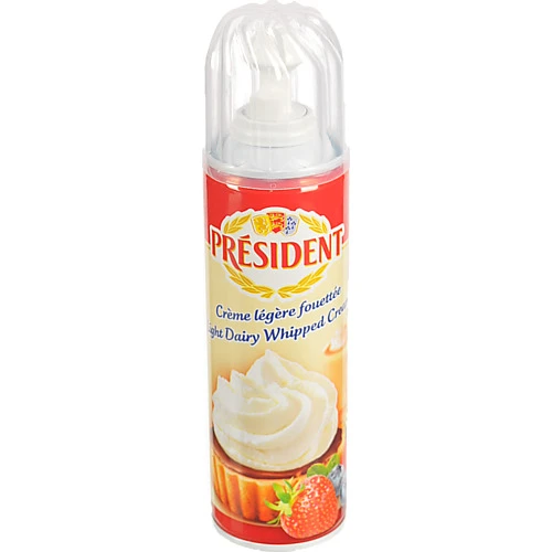 Вершки Президент 250г 20% аерозоль