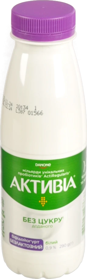 Бiфiдойогурт Активіа 290мл 0.8% безлактозний
