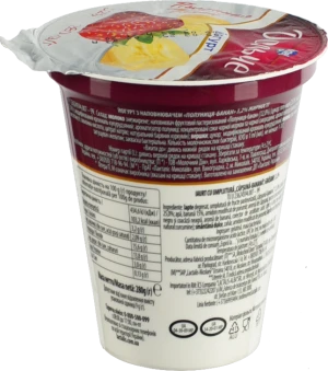 Йогурт Дольче 280г 3.2% полуниця банан