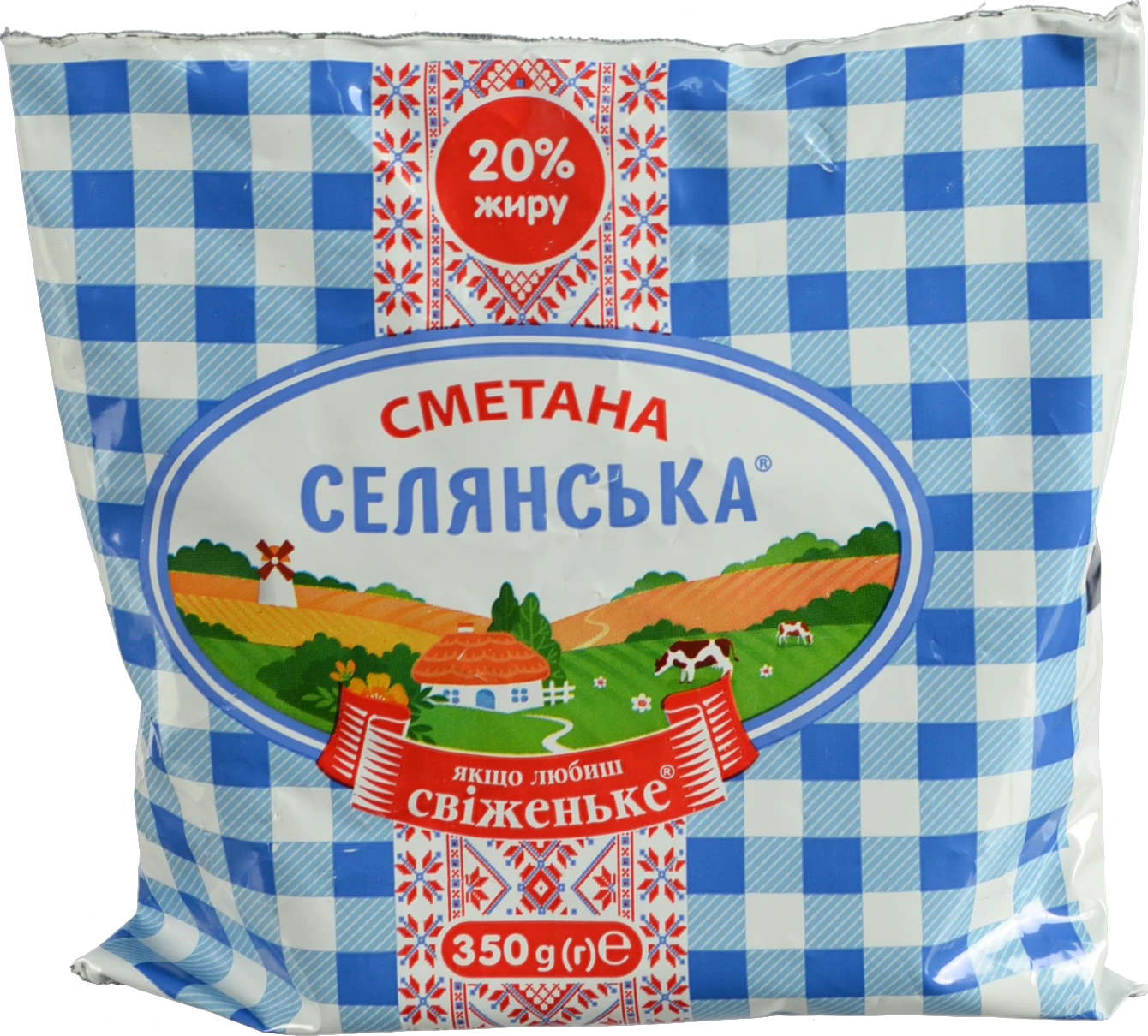 Сметана 20% Селянська м/у 350г