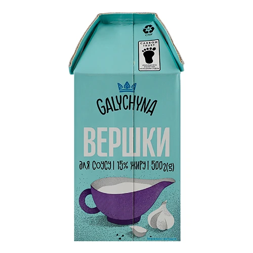 Вершки Галичина 500г 15 д.соусу TGA