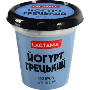 Йогурт Лактама 200г 3 грецький ст.