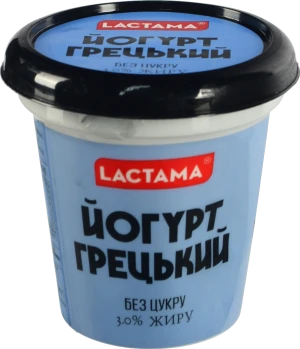 Йогурт Лактама 200г 3 грецький ст.