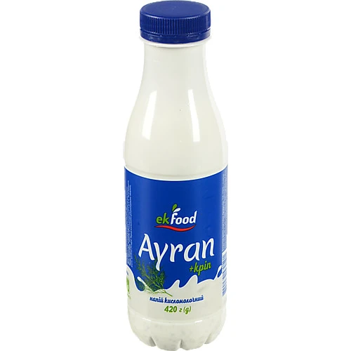 Айран Ekfood 420г нежирний кріп